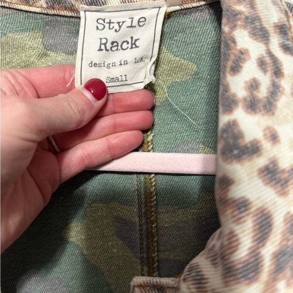 Style Rack Animal Print Jacket - Picture 4 of 5